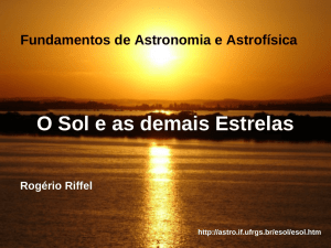 O Sol e as Demais Estrelas - if