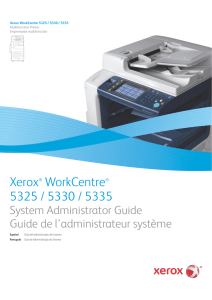 WorkCentre 5300 Series Multifunction Printer System Administrator