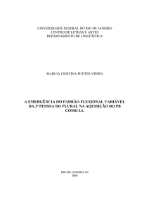 em PDF - Pós-graduação em Linguística