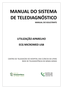 Manual de utilização - Telessaúde