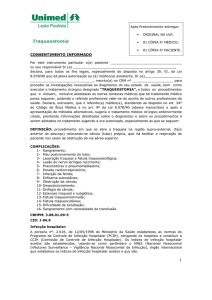 Traqueostomia - PDF - UNIMED Leste Paulista