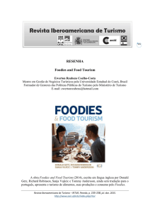 RESENHA Foodies and Food Tourism - SEER