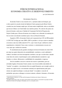 fórum internacional economia criativa e desenvolvimento