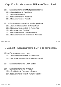 Escalonamento SMP e de Tempo Real