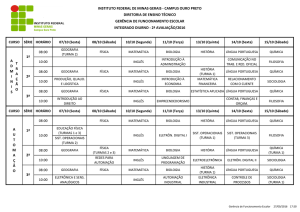 2º Bimestre - 2016 - IFMG