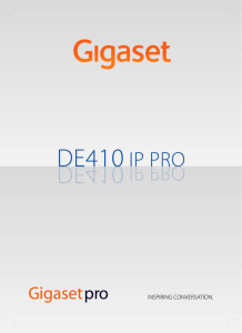 Gigaset DE410 IP PRO &ndash; muito mais do que apenas telefonar