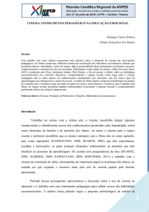 cinema: instrumento pedagógico na educação emocional