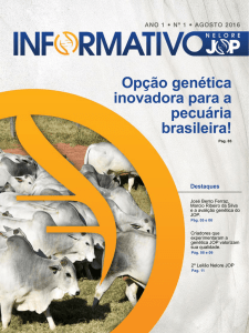 Opção genética inovadora para a pecuária brasileira!