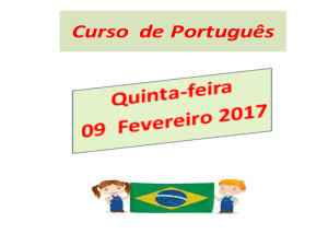 Lingua Portuguesa 2 ano – 2015/2016 - LUTE