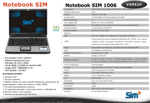 Notebook SIM 1006