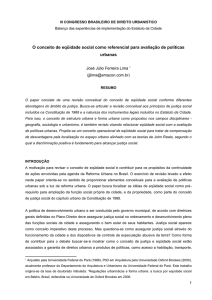 O conceito de equidade social - Instituto Brasileiro de Direito