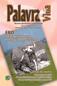 A teologia de Jesus Cristo - Convenção Batista Brasileira