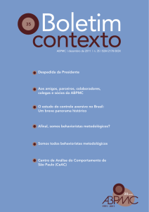 Boletim Contexto 35 - Dezembro de 2011