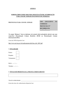 formulário unificado para solicitação de autorização para uso de