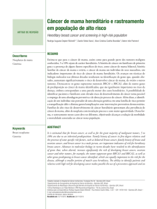 52 Câncer de mama hereditário e rastreamento em população de
