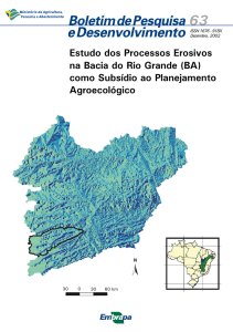 Estudo dos Processos Erosivos na Bacia do Rio Grande - Infoteca-e