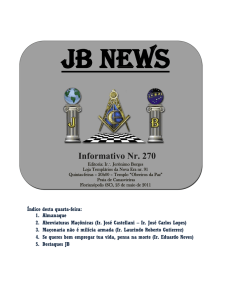 JB News - Informativo nr. 0270