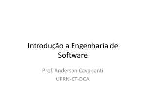 Introdução a Engenharia de Software - DCA