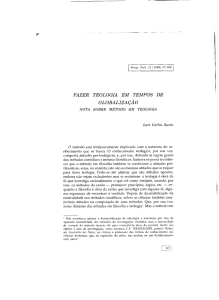 fazer teologia em tempos de globalização