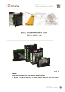 manual drive para motor de passo modelo akdmp5