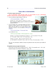 Notas sobre os instrumentos - Sites do IFGW