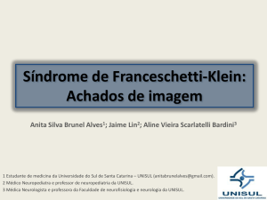 Síndrome de Franceschetti-Klein: Achados de imagem