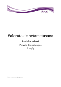 Valerato de betametasona