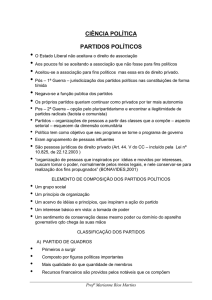 Partidos Políticos - Profª Marianne Rios Martins