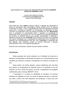 EQUOTERAPIA NO AUXÍLIO DO APRENDIZADO MOTOR PÓS