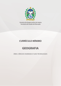 Currículo Mínimo - Geografia - SME Duque de Caxias