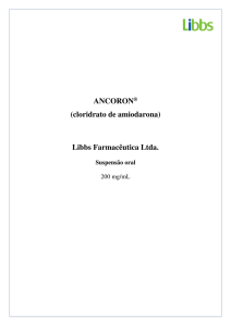 (cloridrato de amiodarona) Libbs Farmacêutica Ltda.