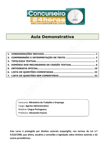 Aula Demonstrativa - Concurseiro 24 Horas