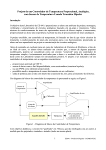 Projeto de um Controlador de Temperatura Proporcional