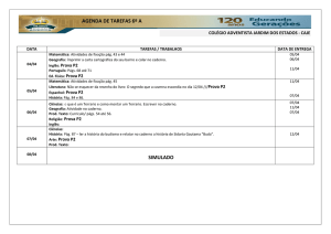 SIMULADO AGENDA DE TAREFAS 6º A