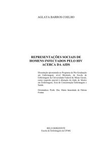 representações sociais de homens infectados pelo hiv acerca da aids