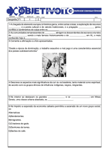 Geografia F1 2 1-A chegada do elemento europeu à América gerou