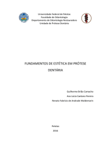Estética em Prótese - Universidade Federal de Pelotas