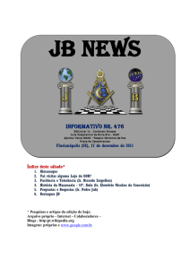 JB News - Informativo nr. 0476