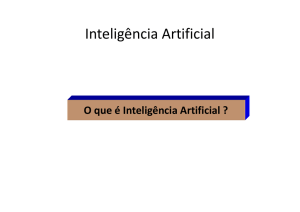Inteligência Artificial - Páginas Pessoais