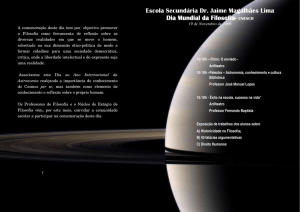 Escola Secundária Dr. Jaime Magalhães Lima Dia Mundial da