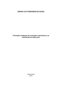 SERGIO LEVI FERNANDES DE SOUZA Principais mudanças da