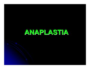 anaplastia - Universidade Castelo Branco