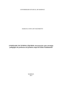 ANSIEDADE EM TEMPOS LÍQUIDOS - DFE