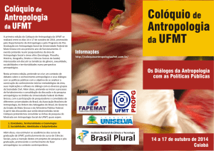 Colóquio de Antropologia da UFMT - inct brasil plural