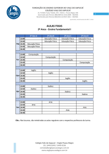 aulas fixas - Anglo Pouso Alegre