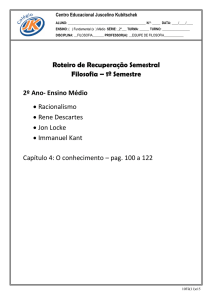 roteiro de estudo – filosofia - 2ºano