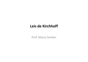 Leis de Kirchhoff - Slides da aula