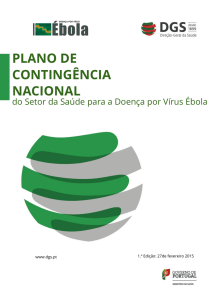 Plano de Contingência Nacional do Setor da Saúde - Ébola