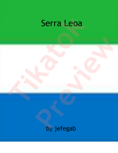 Serra Leoa - brazsinigaglia