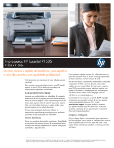 Impressoras HP LaserJet P1505
